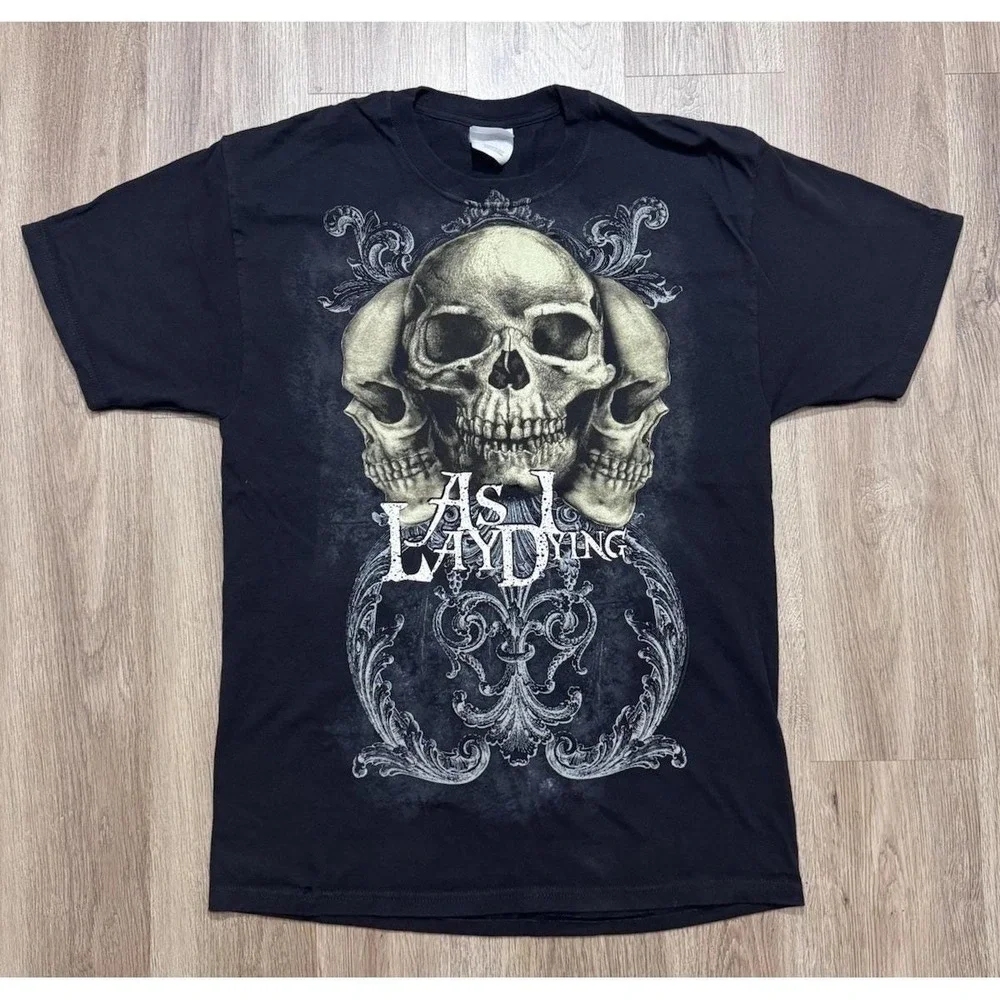 Vintage Y2K As I Lay Dying Musical Band T Shirt Size L